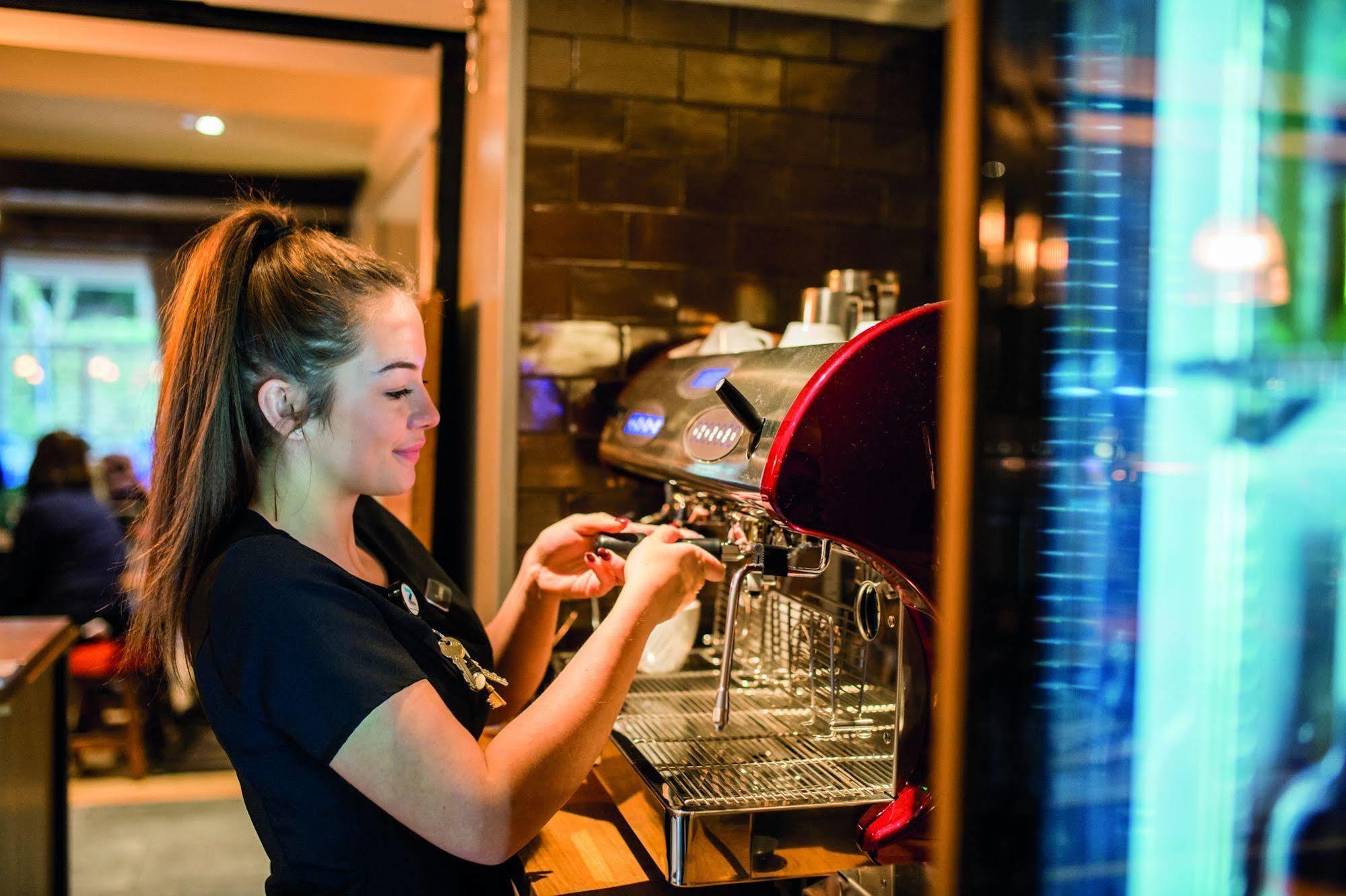 The Millstone, Mellor Hotel Blackburn  Eksteriør billede A barista making coffee